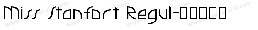 Miss Stanfort Regul字体转换